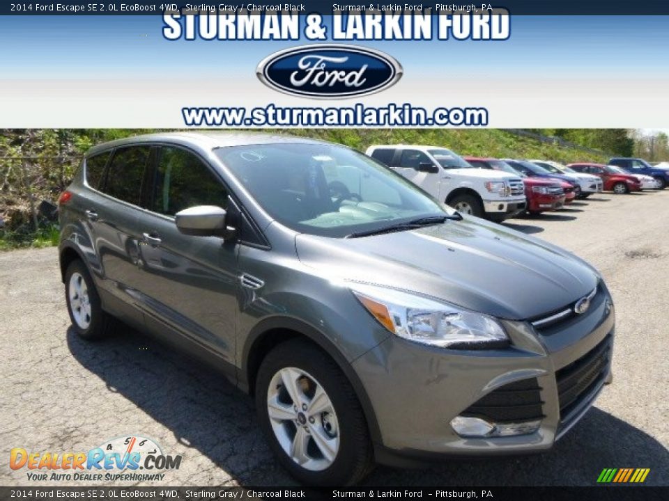 2014 Ford Escape SE 2.0L EcoBoost 4WD Sterling Gray / Charcoal Black Photo #1