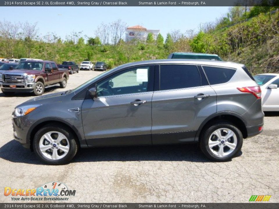 2014 Ford Escape SE 2.0L EcoBoost 4WD Sterling Gray / Charcoal Black Photo #4