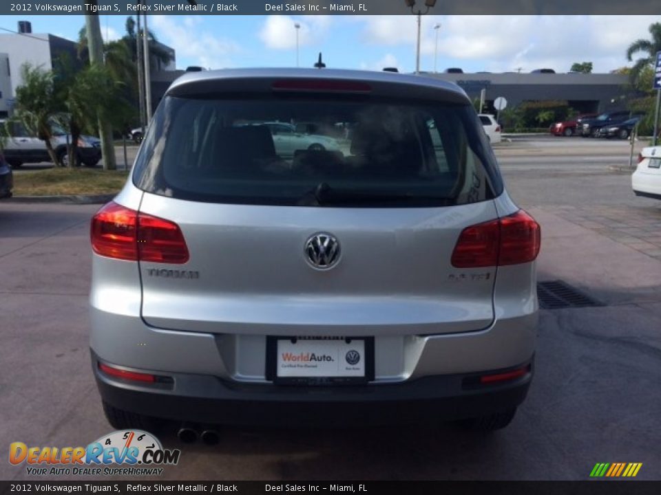 2012 Volkswagen Tiguan S Reflex Silver Metallic / Black Photo #4