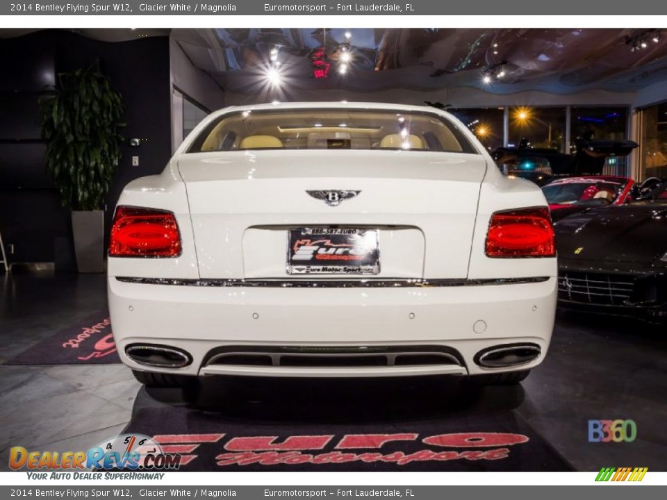 2014 Bentley Flying Spur W12 Glacier White / Magnolia Photo #5