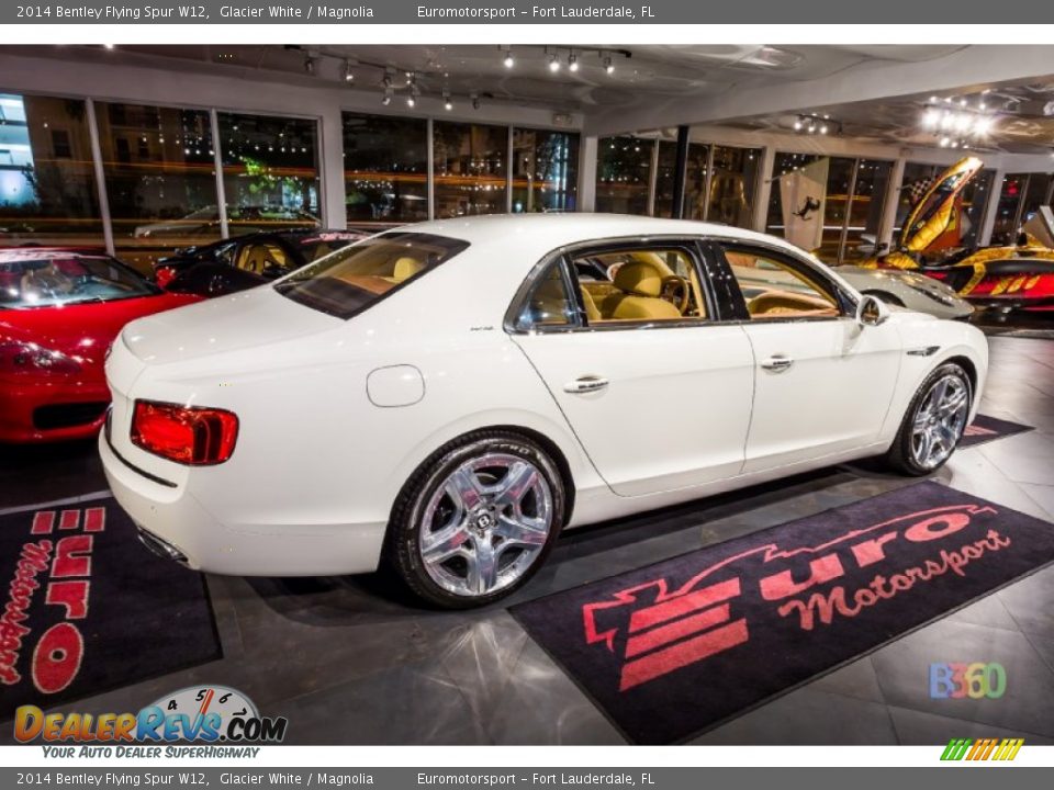 2014 Bentley Flying Spur W12 Glacier White / Magnolia Photo #6