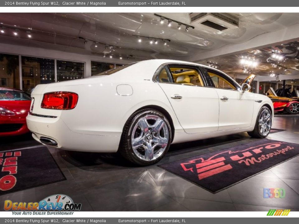 2014 Bentley Flying Spur W12 Glacier White / Magnolia Photo #8