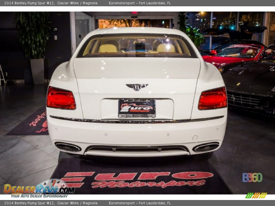 2014 Bentley Flying Spur W12 Glacier White / Magnolia Photo #13