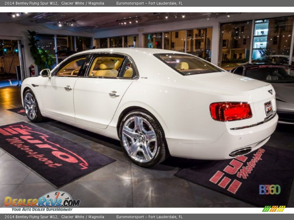 2014 Bentley Flying Spur W12 Glacier White / Magnolia Photo #14