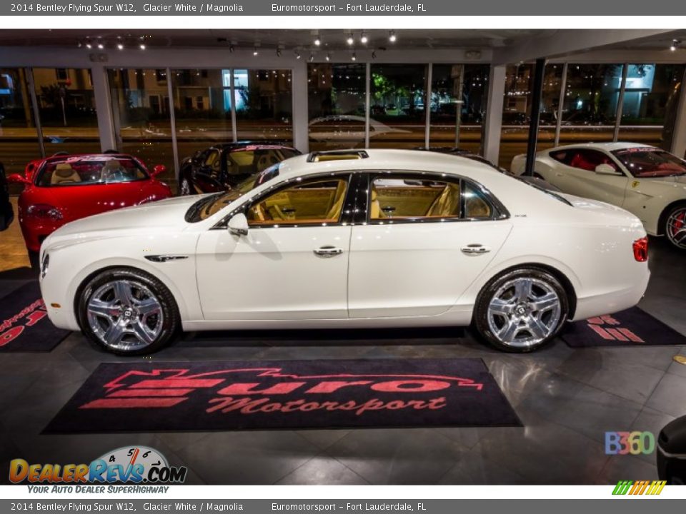 2014 Bentley Flying Spur W12 Glacier White / Magnolia Photo #20