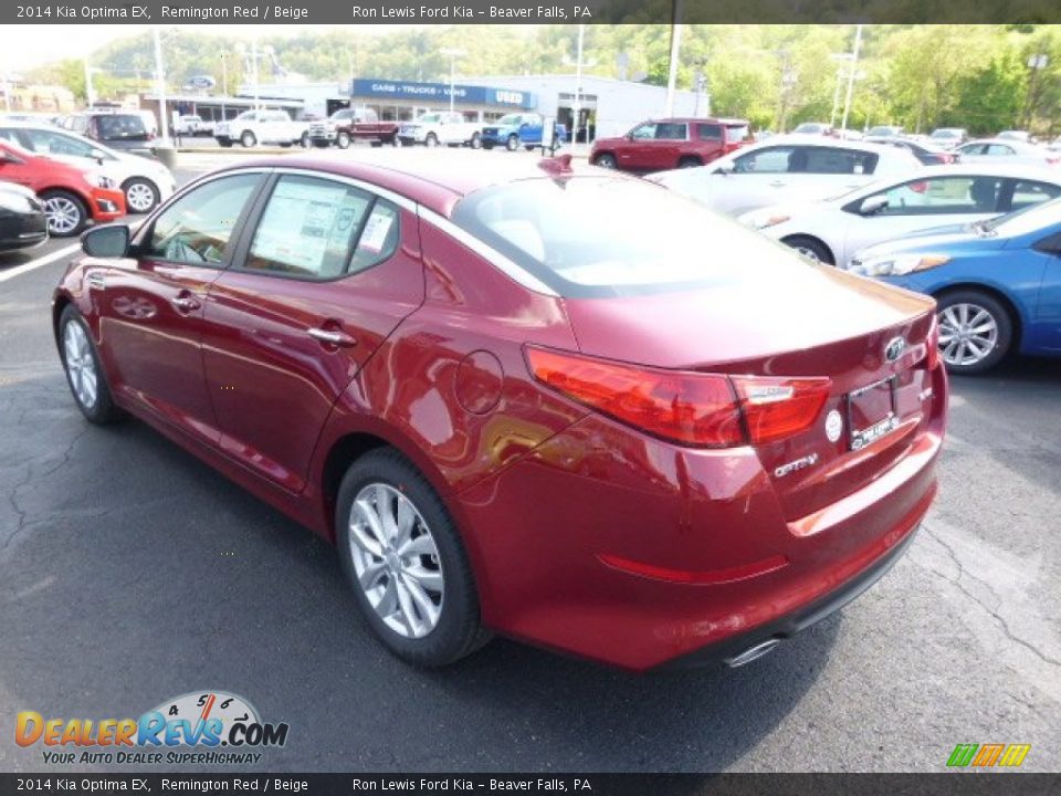 2014 Kia Optima EX Remington Red / Beige Photo #6