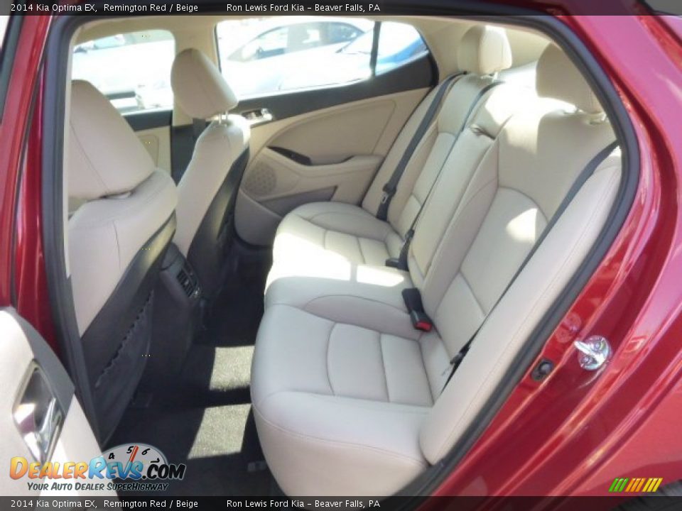 2014 Kia Optima EX Remington Red / Beige Photo #12