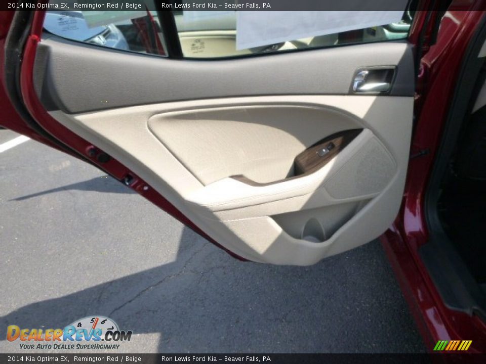 2014 Kia Optima EX Remington Red / Beige Photo #13