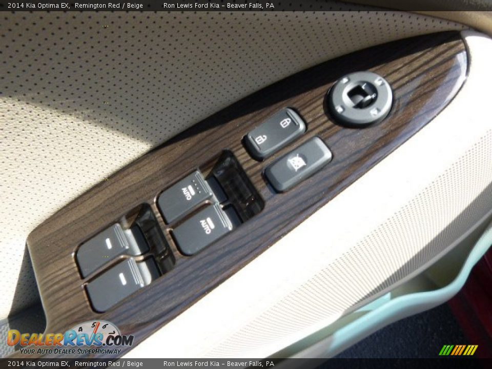 2014 Kia Optima EX Remington Red / Beige Photo #16