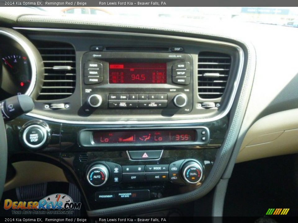2014 Kia Optima EX Remington Red / Beige Photo #17