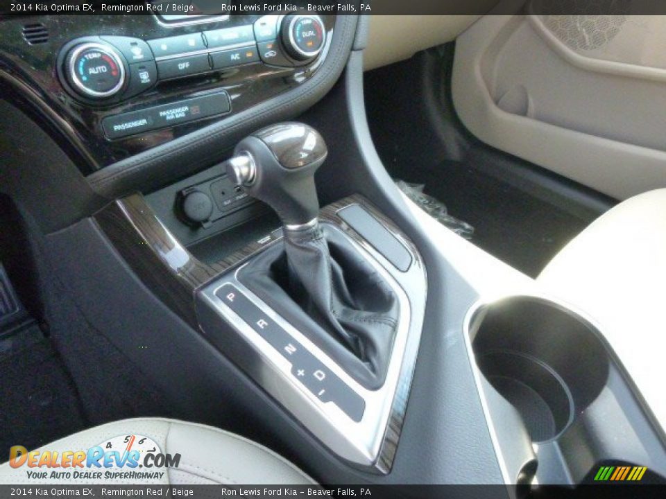 2014 Kia Optima EX Remington Red / Beige Photo #18