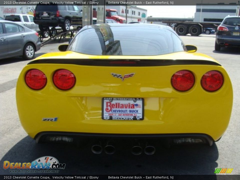 2013 Chevrolet Corvette Coupe Velocity Yellow Tintcoat / Ebony Photo #5