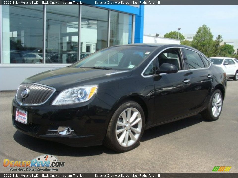 2012 Buick Verano FWD Black Onyx / Medium Titanium Photo #1