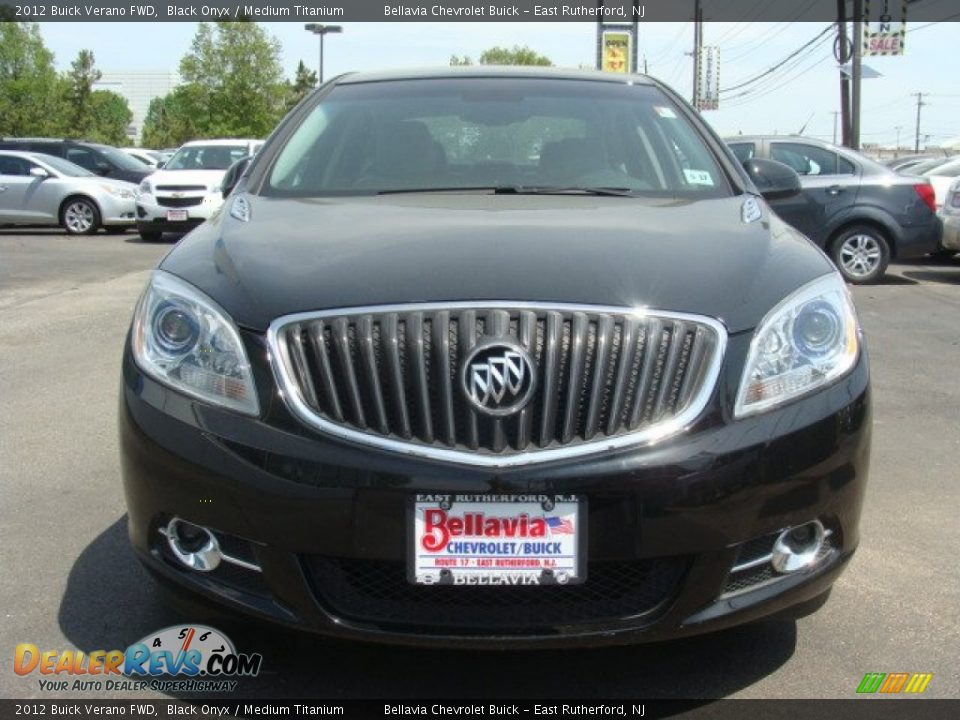 2012 Buick Verano FWD Black Onyx / Medium Titanium Photo #2