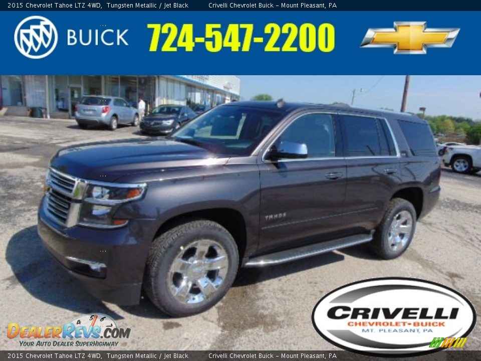 2015 Chevrolet Tahoe LTZ 4WD Tungsten Metallic / Jet Black Photo #1