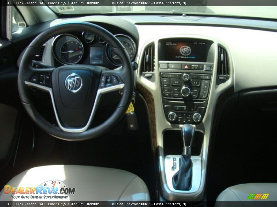 2012 Buick Verano FWD Black Onyx / Medium Titanium Photo #9