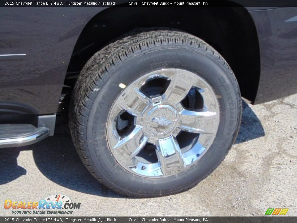 2015 Chevrolet Tahoe LTZ 4WD Tungsten Metallic / Jet Black Photo #3