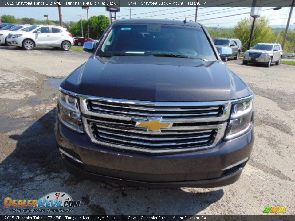 2015 Chevrolet Tahoe LTZ 4WD Tungsten Metallic / Jet Black Photo #6