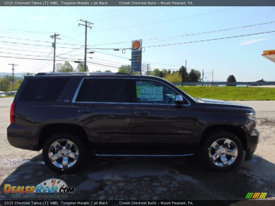 2015 Chevrolet Tahoe LTZ 4WD Tungsten Metallic / Jet Black Photo #8