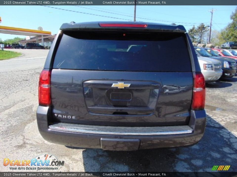 2015 Chevrolet Tahoe LTZ 4WD Tungsten Metallic / Jet Black Photo #10
