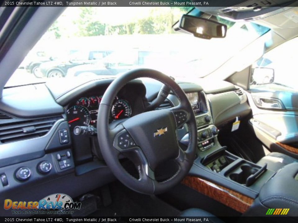 2015 Chevrolet Tahoe LTZ 4WD Tungsten Metallic / Jet Black Photo #14