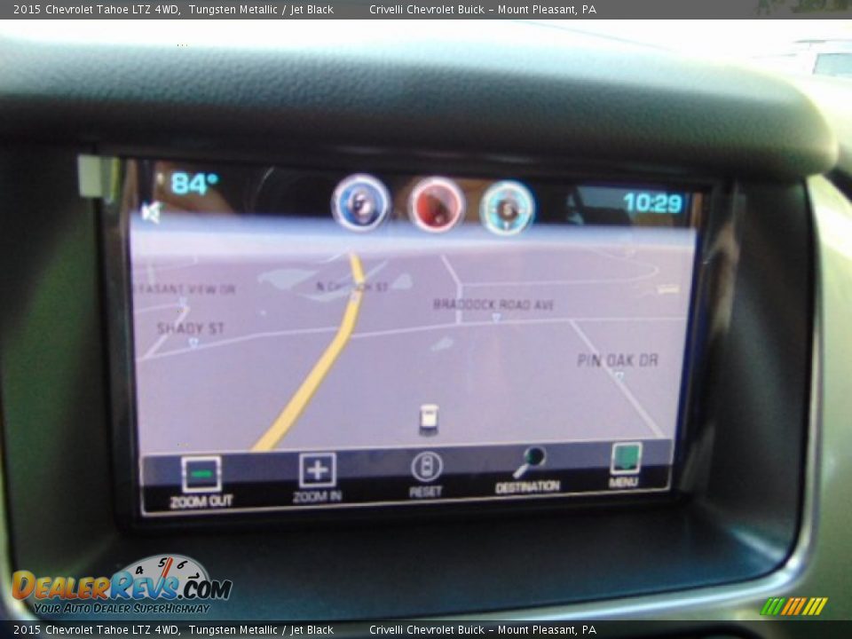 2015 Chevrolet Tahoe LTZ 4WD Tungsten Metallic / Jet Black Photo #22