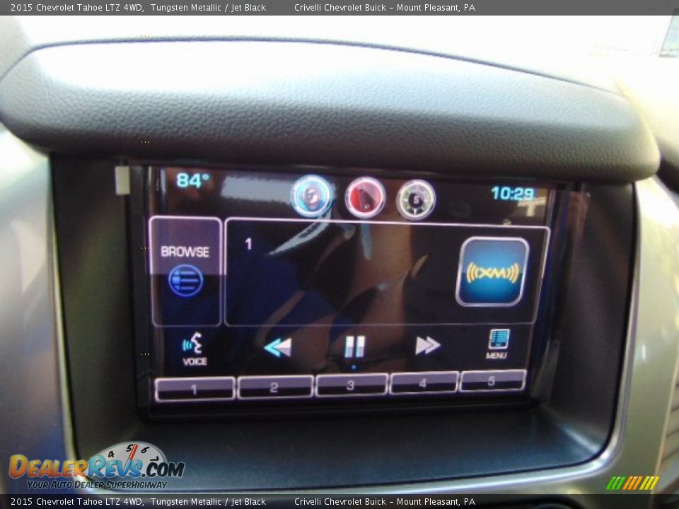2015 Chevrolet Tahoe LTZ 4WD Tungsten Metallic / Jet Black Photo #23