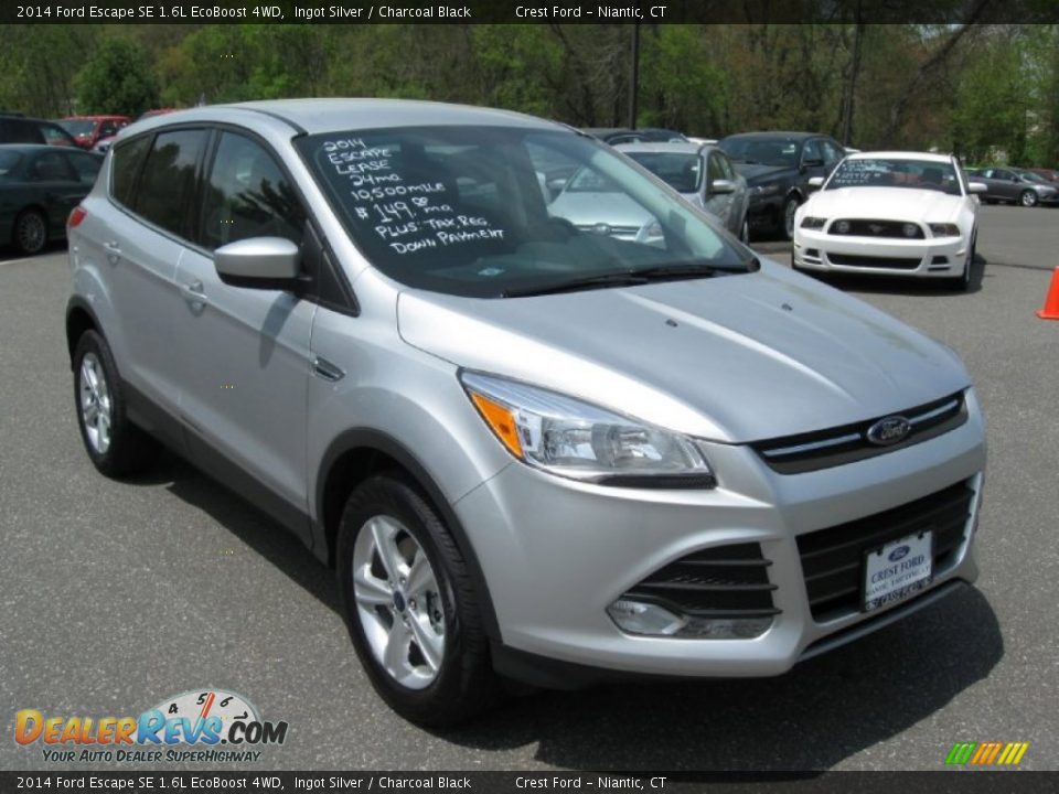 2014 Ford Escape SE 1.6L EcoBoost 4WD Ingot Silver / Charcoal Black Photo #1