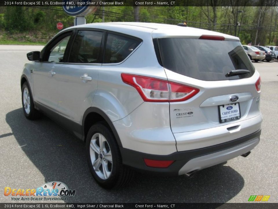 2014 Ford Escape SE 1.6L EcoBoost 4WD Ingot Silver / Charcoal Black Photo #2
