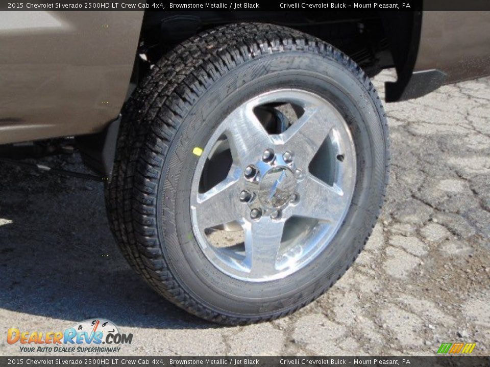 2015 Chevrolet Silverado 2500HD LT Crew Cab 4x4 Brownstone Metallic / Jet Black Photo #3