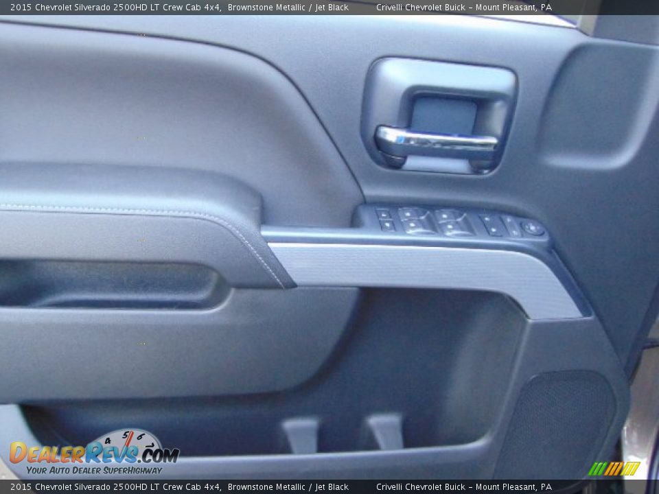 2015 Chevrolet Silverado 2500HD LT Crew Cab 4x4 Brownstone Metallic / Jet Black Photo #13