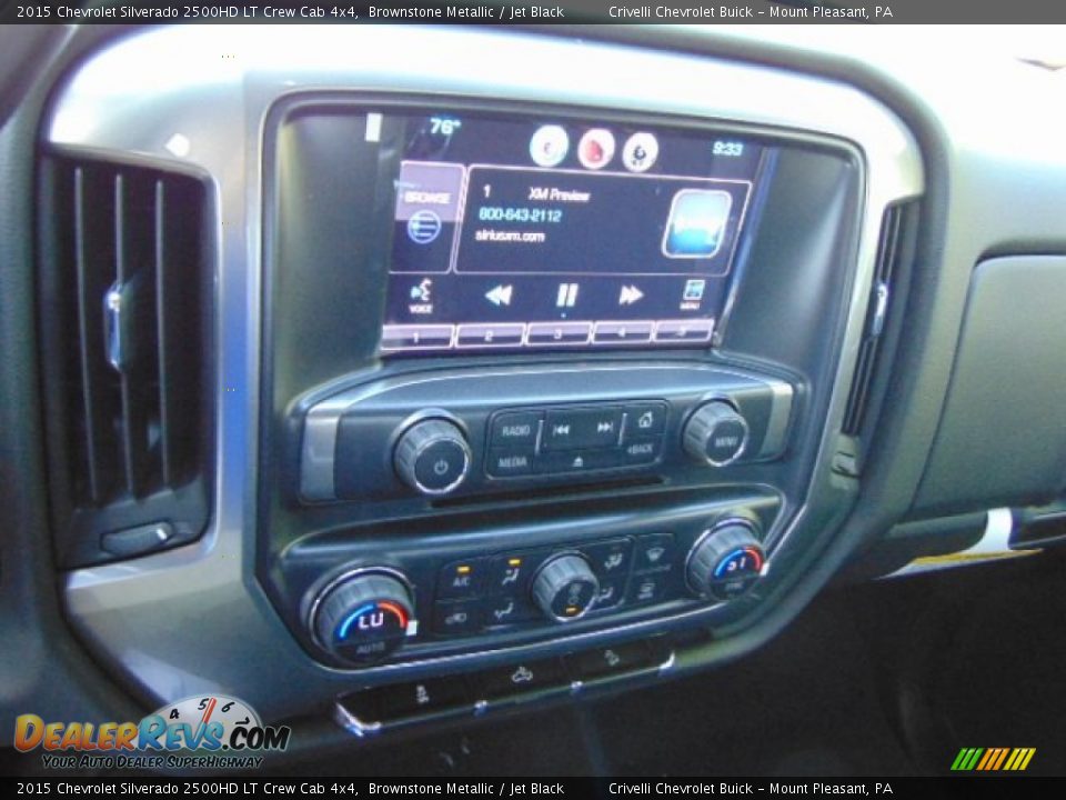 2015 Chevrolet Silverado 2500HD LT Crew Cab 4x4 Brownstone Metallic / Jet Black Photo #14