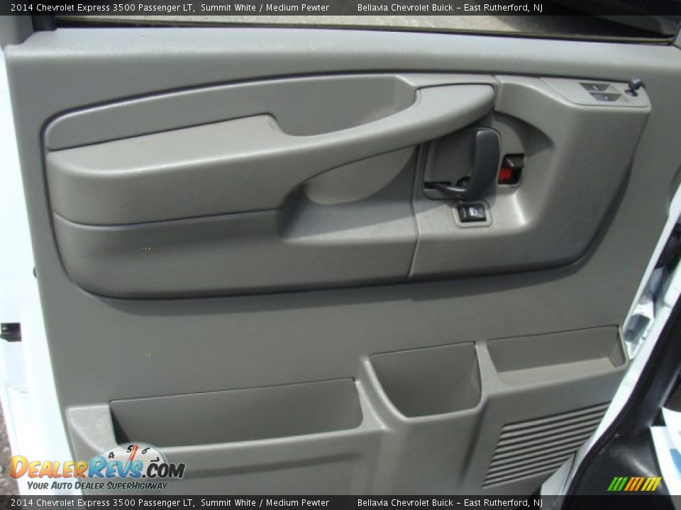 2014 Chevrolet Express 3500 Passenger LT Summit White / Medium Pewter Photo #6