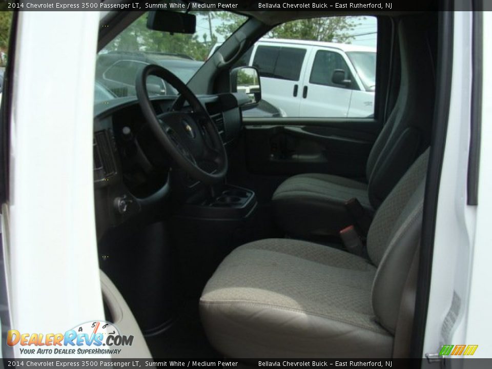 2014 Chevrolet Express 3500 Passenger LT Summit White / Medium Pewter Photo #7