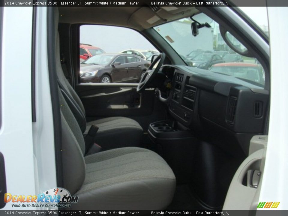 2014 Chevrolet Express 3500 Passenger LT Summit White / Medium Pewter Photo #8