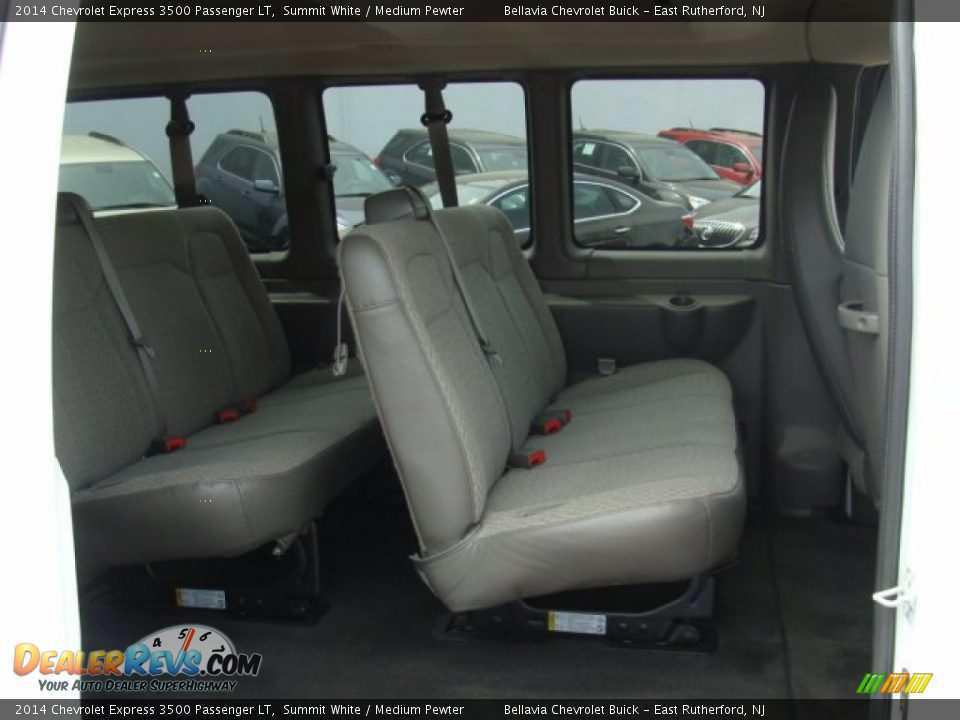 2014 Chevrolet Express 3500 Passenger LT Summit White / Medium Pewter Photo #12