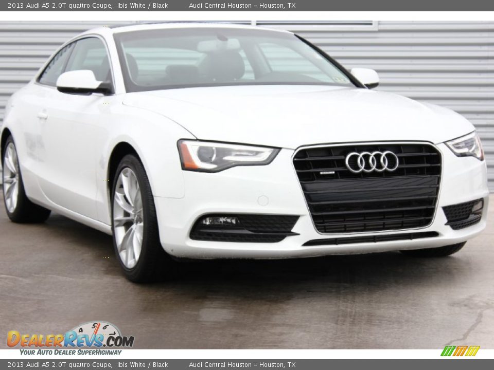 2013 Audi A5 2.0T quattro Coupe Ibis White / Black Photo #1
