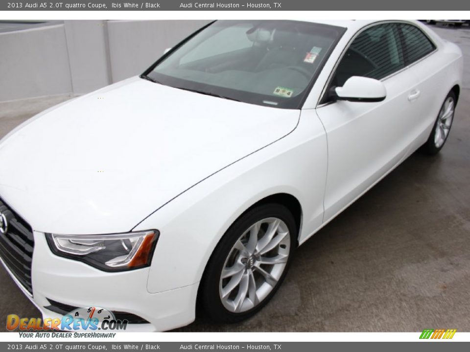 2013 Audi A5 2.0T quattro Coupe Ibis White / Black Photo #3