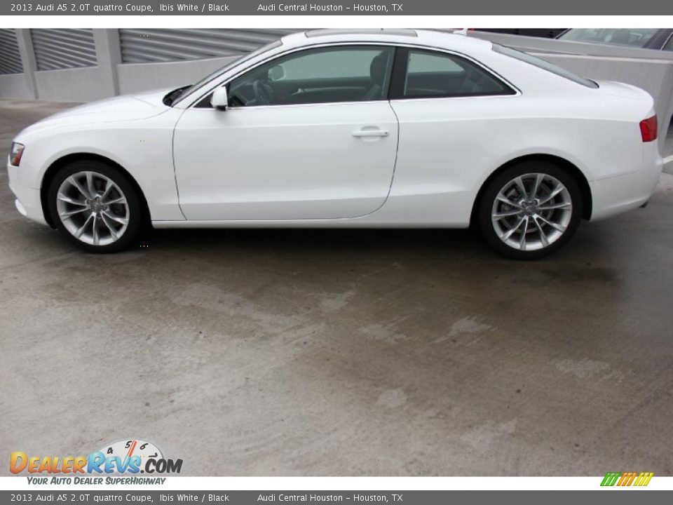 2013 Audi A5 2.0T quattro Coupe Ibis White / Black Photo #4