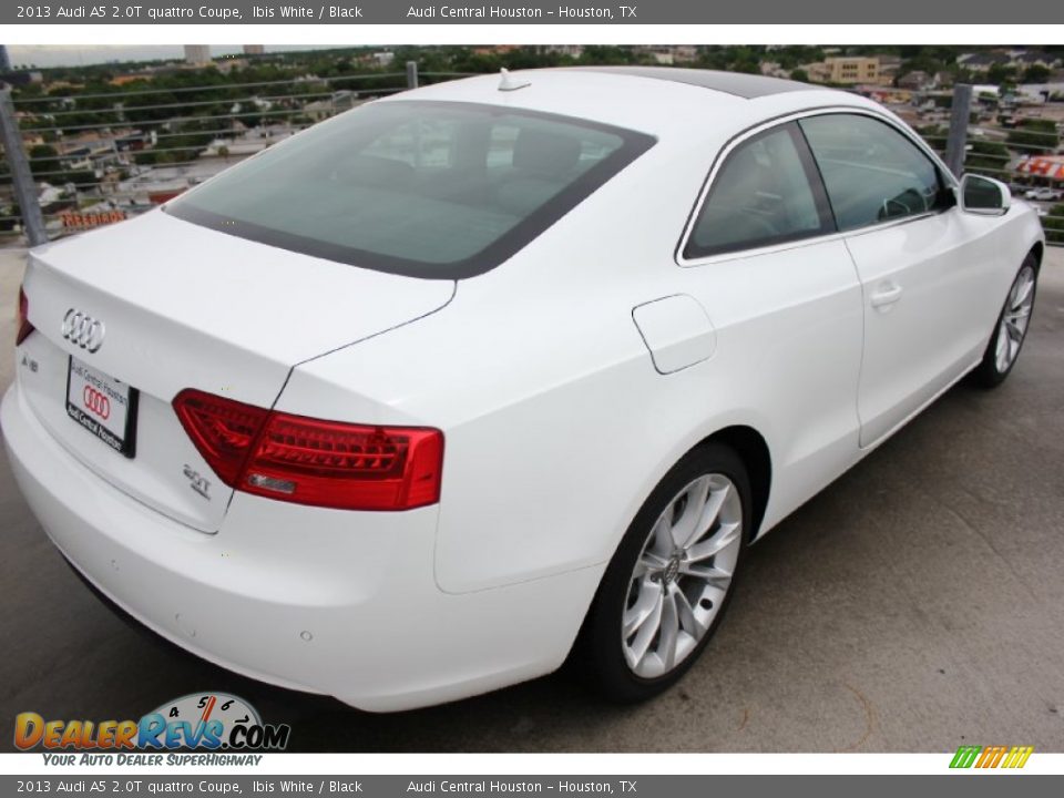2013 Audi A5 2.0T quattro Coupe Ibis White / Black Photo #6