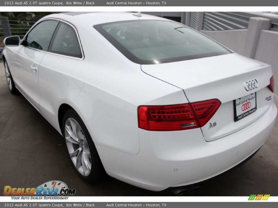2013 Audi A5 2.0T quattro Coupe Ibis White / Black Photo #7