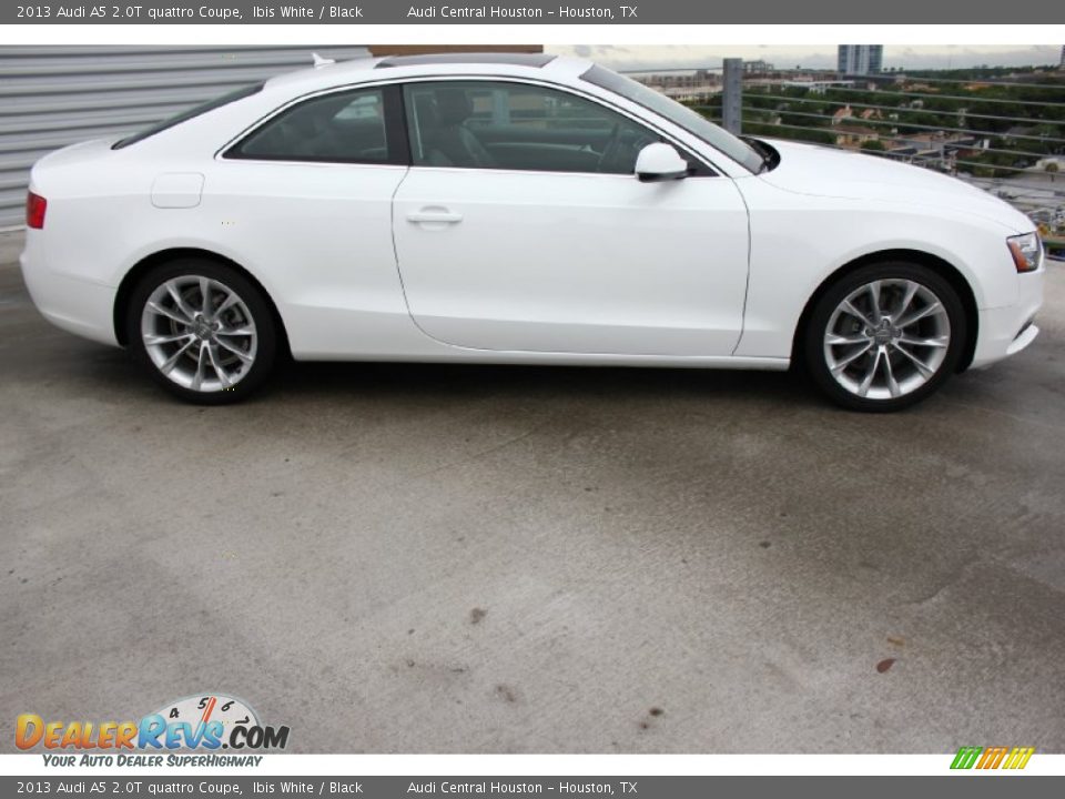2013 Audi A5 2.0T quattro Coupe Ibis White / Black Photo #9