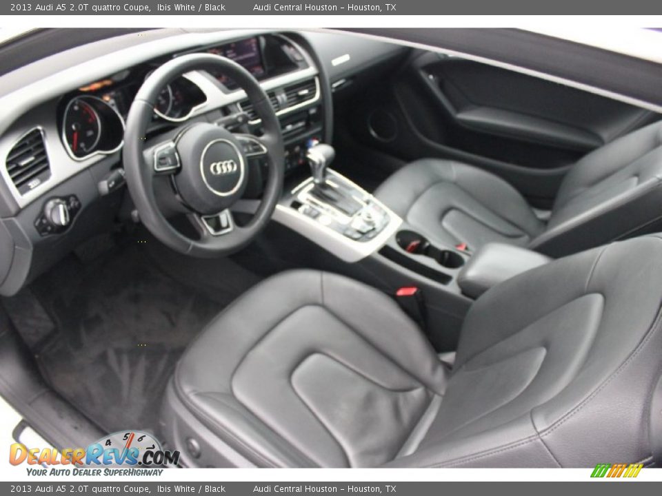 2013 Audi A5 2.0T quattro Coupe Ibis White / Black Photo #15