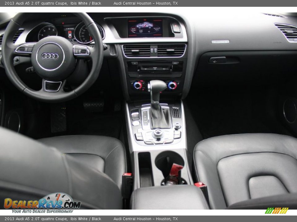2013 Audi A5 2.0T quattro Coupe Ibis White / Black Photo #34