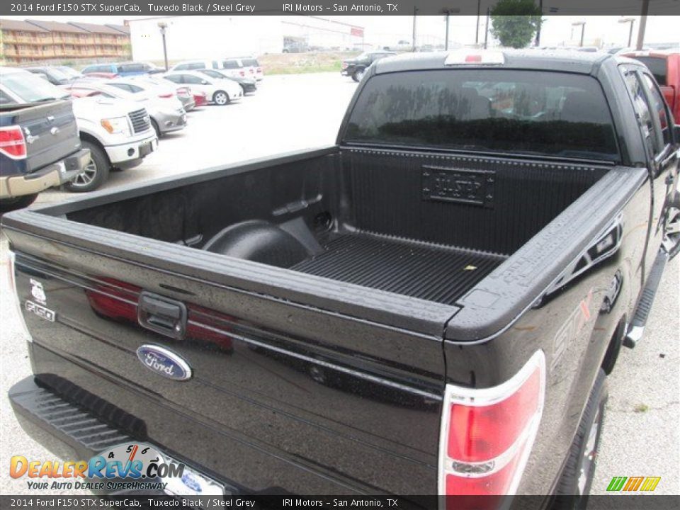 2014 Ford F150 STX SuperCab Tuxedo Black / Steel Grey Photo #6