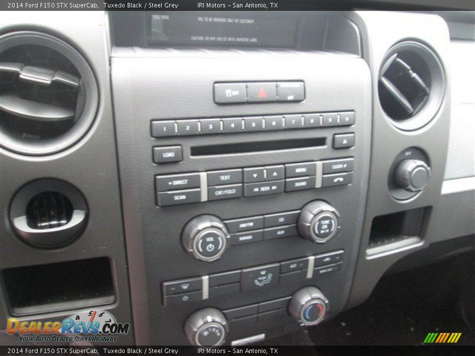 2014 Ford F150 STX SuperCab Tuxedo Black / Steel Grey Photo #11