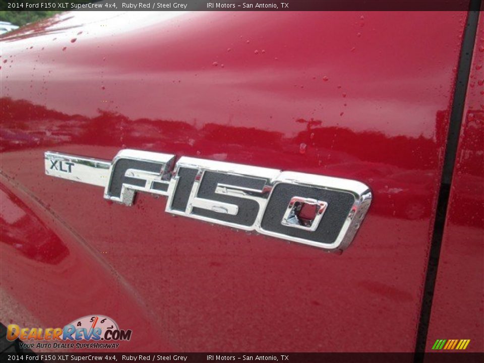 2014 Ford F150 XLT SuperCrew 4x4 Ruby Red / Steel Grey Photo #11