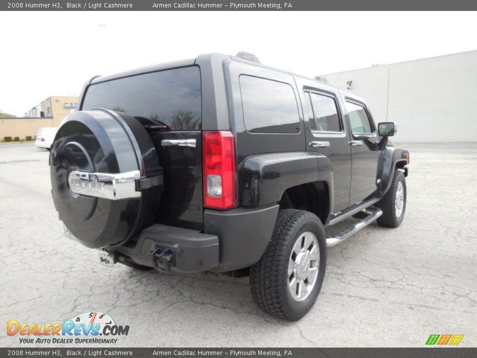 2008 Hummer H3 Black / Light Cashmere Photo #5