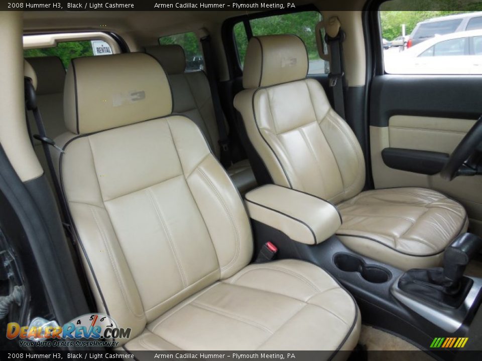 2008 Hummer H3 Black / Light Cashmere Photo #14