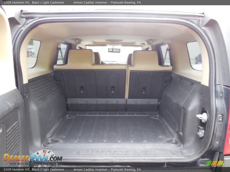 2008 Hummer H3 Black / Light Cashmere Photo #16